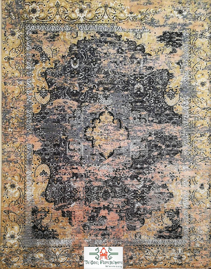 Grey Fawn Beige Antique Handmade Carpet (8x10 ft)