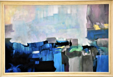 Abstract Shades of Blue (38