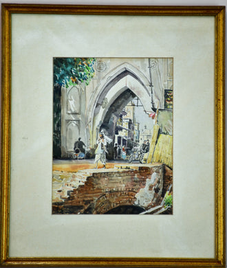 Lahori Gate in Water Color (18