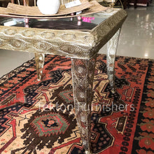 Load image into Gallery viewer, Metal Accent Coffee Table with Mirror top.