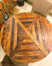 Load image into Gallery viewer, Reclaimed wood Multipurpose Round Table