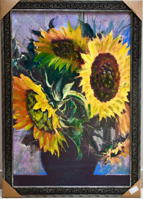 Sunflower Bunch Painting (27