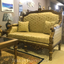 Load image into Gallery viewer, Traditional Hand Carved Solid Wood Sofa and Tables Set