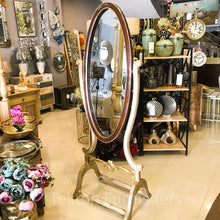 Load image into Gallery viewer, Traditional Solid Wood Cheval Mirror.