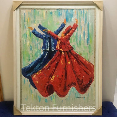 Whirling Dervish Blue And Red