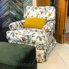 Load image into Gallery viewer, Daisy Armchair with Ottoman